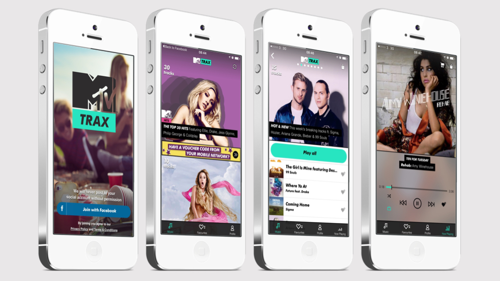MTV Trax mobile music player